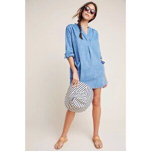 ANTHROPOLOGIE Seafolly Boyfriend Cover-Up Top